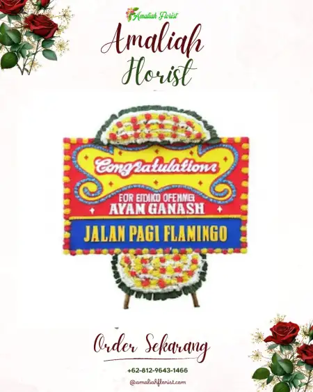Sewa Papan Bunga Medan Maimun